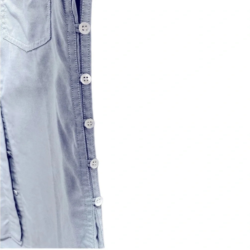 Theory blouse button down size small with buttons… - image 5